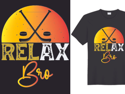 Relax Bro hockey shirt