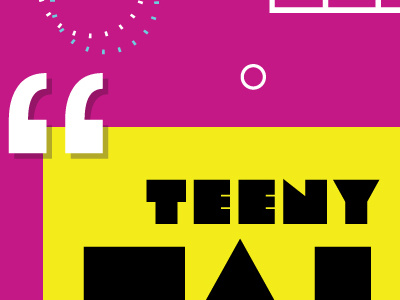 Teeny Tiny Talks abstract chat flyer speech speech bubble talk talking talks teeny tiny