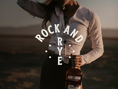 Rock and Rye bootbarn bourbon design logo rockandrye rye texas texture whiskey