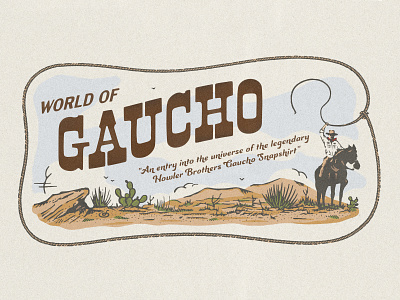 World of Gaucho apparel austin cowboy design gaucho graphic design howler bros howler brothers illustration pearl snap texas texture typography western western shirt