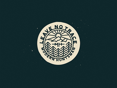 Leave No Trace badge book design editorial environment icon illustration logo outdoors typeography