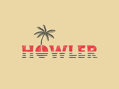 Howler Horizon apparel branding clothing design graphic design horizon howler bros howler brothers illustration palm texture typography