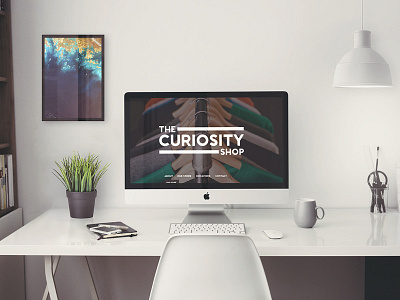 The Curiosity Homepage coding design digital web web design