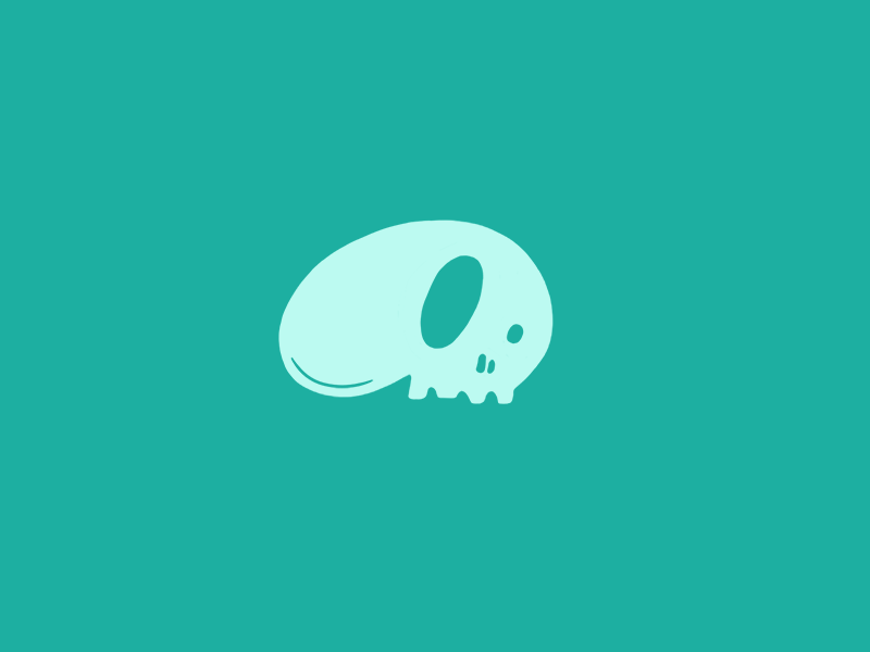 Skull - Cel photoshop animation cel skull