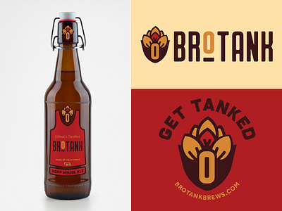 Brotank Brews beer beer branding brewery logo logo logodesign