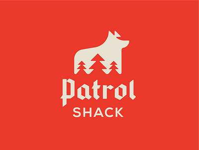 Patrol Shack badge branding design icon identity branding lettering logo logodesign logotype minimal monogram