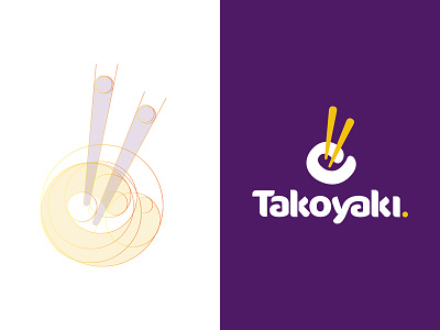 Takoyaki branding construction design graphic design logo