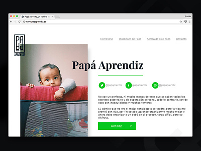 Papá Aprendiz branding glyph logo ui webdesign