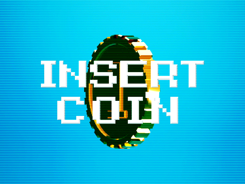 INSERT COIN 16bit 8bit ae afx c4d coin console designer game gamer gaming gold insert insertcoin lowpoly motion motiongraphics personal project redshift