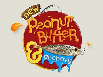 Peanut Butter & Anchovy flavour anchovy blob butter delicious fish flavour peanut