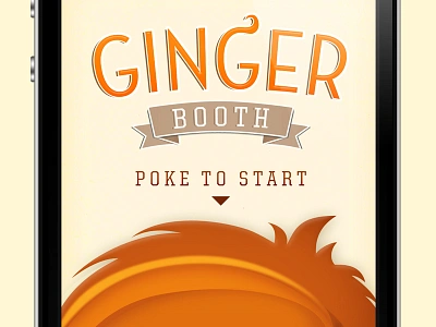 Ginger Booth app booth ginger hair orange quiff