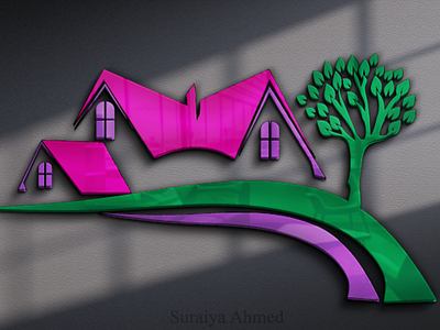 3d logo design,, by adobe illustrator..