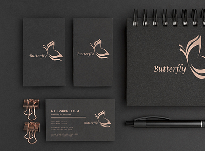 Butterfly logo mockup.. 3d logo adobe illustrator adobe photoshop banner design graphic design illustration logo design