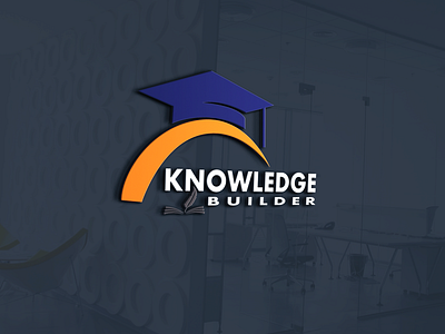 Knowledge Builder logo.. 3d adobe illustrator adobe photoshop banner design graphic design logo logo design poster design