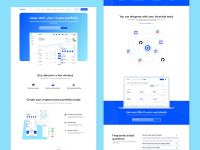 Concept website design for @Coinbase.