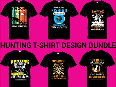 Hunting T-Shirt design Bundle