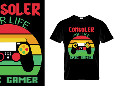 GAMER T-SHIRT custom t shirt deerhunting fishing game gamer gaming graphic design hunter playstation videogames xbox