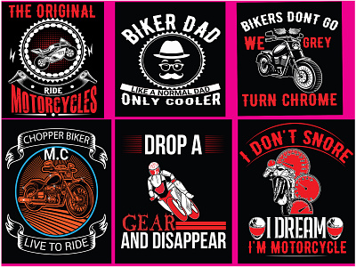 Motorbike T-shirt design
