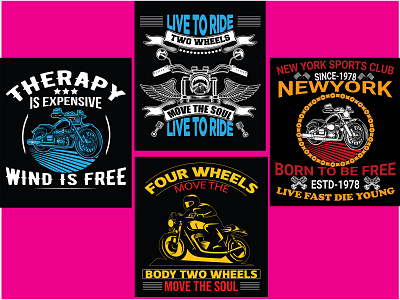 Motorcycle T-shirt design motorbike t shirt design