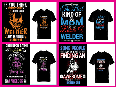 Welder T-shirt design graphic design logo weledr t shirt design
