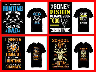 Hunting T-shirt design