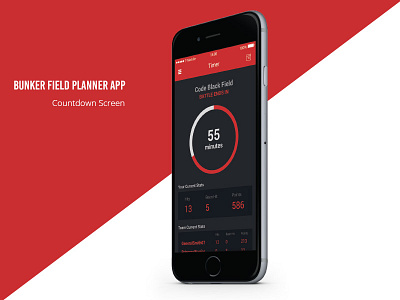 Bunker Countdown Screen countdown mobile countdown mobile gaming app mobile ui