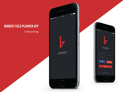 Bunker Onboarding mobile app design mobile ui ux design