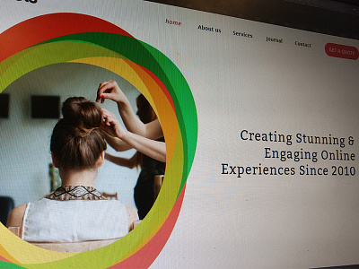 Agency Website - Something I am working agency website ui design website header