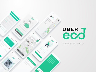 Uber Eco - Case Study app app design application argentina belen tarcaya eco app mobile scooter app ui ui design uiux user interface design ux