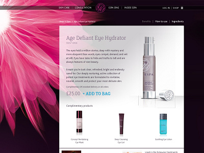 ESPA Product page