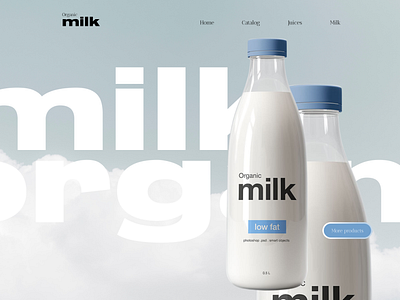 Organic milk(Landing Page)