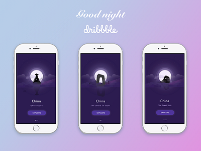 Good night Dribbble