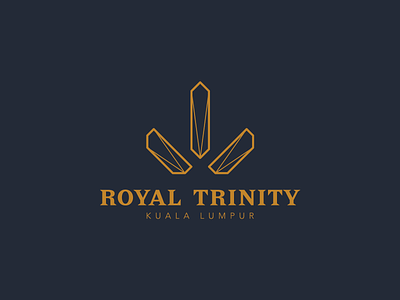 Royal Trinity Logo Design adobe illustrator design design inspiration geometric graphic design kamarul izam logo logo design logofolio malaysia property