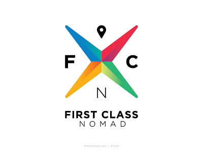 First Class Nomad branding design logo muhd kamarul izam studioskies zhoa