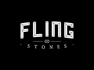 Flingstones - Logo Design bare n bear branding cafe design flingstones logo muhd kamarul izam