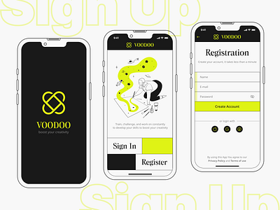 Voodoo Mobile App | Concept app design mobile mobile app product design ui ux