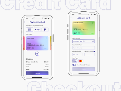 Credit Card Checkout | Concept