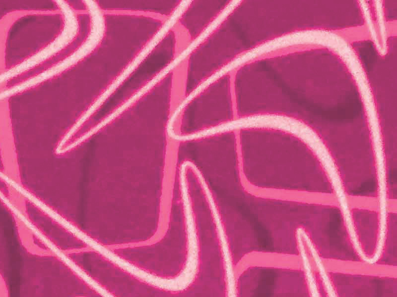 Retro Bakery neon boomerang diner pink purple bakery retro