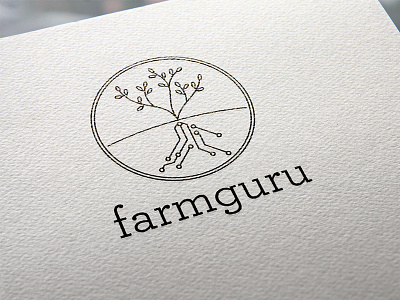 farmguru Logo agriculture branding logo startup technology