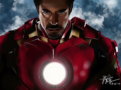 Iron man procreate 原创艺术 插图 设计
