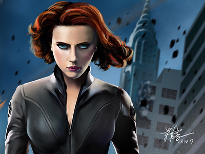 Drawing a Black Widow