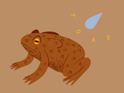 Toad illustration procreate