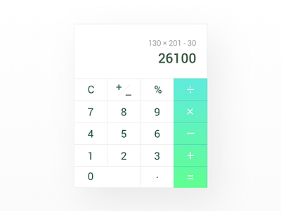 Daily UI 004 - Calculator