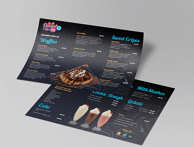 Dessert Box (MENU) branding design graphic design vector