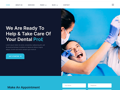 Dental Clinic wordpress website design design ecommerce website elementor elementor pro expert landing page online store web design woocommerce wordpress expert