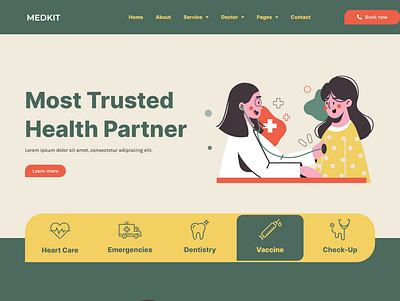 Wordpress medical landing page design by elementor design ecommerce website elementor elementor pro expert landing page online store web design woocommerce