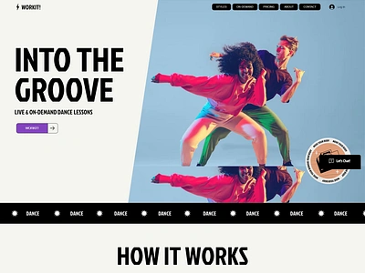 Wordpress website design for dancing group design ecommerce website elementor elementor pro expert illustration landing page logo online store web design woocommerce