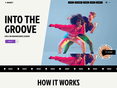 Wordpress website design for dancing group design ecommerce website elementor elementor pro expert illustration landing page logo online store web design woocommerce