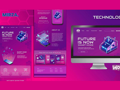 Technology wordpress website design