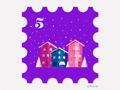 Illustrated Advent Calendar graphic design illustration vector